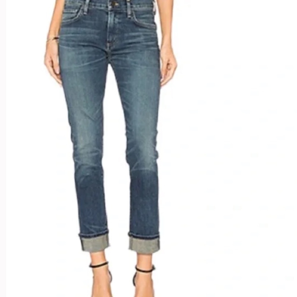 Citizens of Humanity l Jazmin Ankle Cuffed Slim Straight Jeans Size 27
